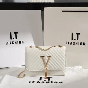 Embroidered Luxury Crossbody Bag – Elegant Sequined Tassel Handbag for Women